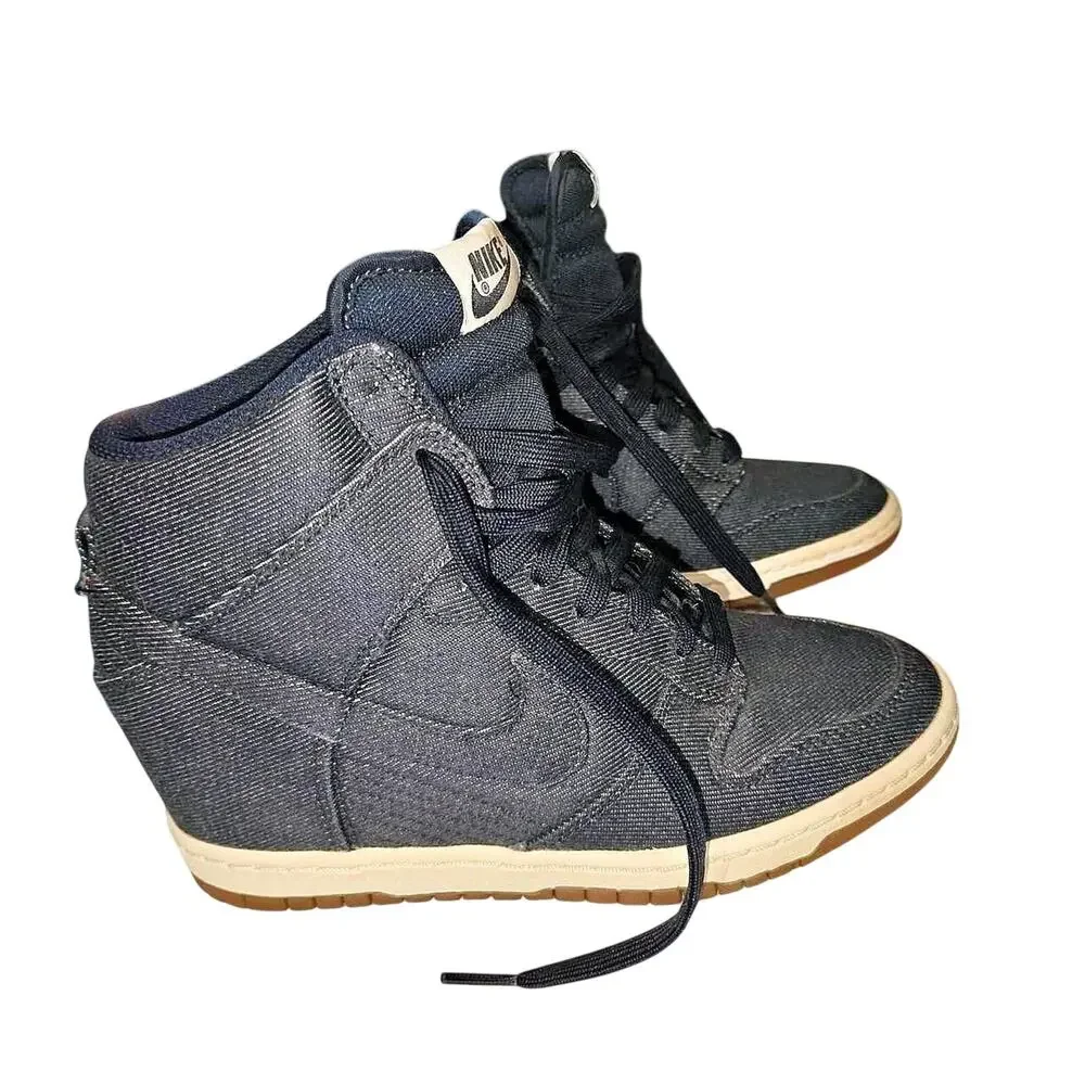 Nike dunk sky hi denim